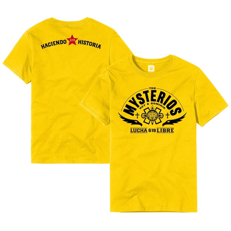 

Футболка с коротким рукавом WWE Authentic The Mysterios, желтый