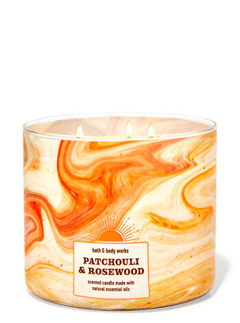 

Свеча с 3 фитилями Patchouli & Rosewood, 14.5 oz / 411 g, Bath and Body Works