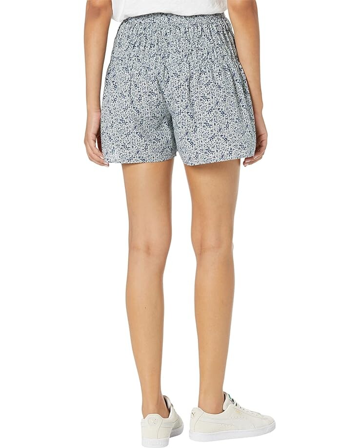 

Шорты Madewell Smocked Pull-On Shorts in Florentine Floral, цвет Glassware Blue