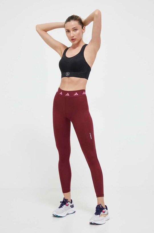 

Леггинсы для тренировок Techfit adidas, бордовый