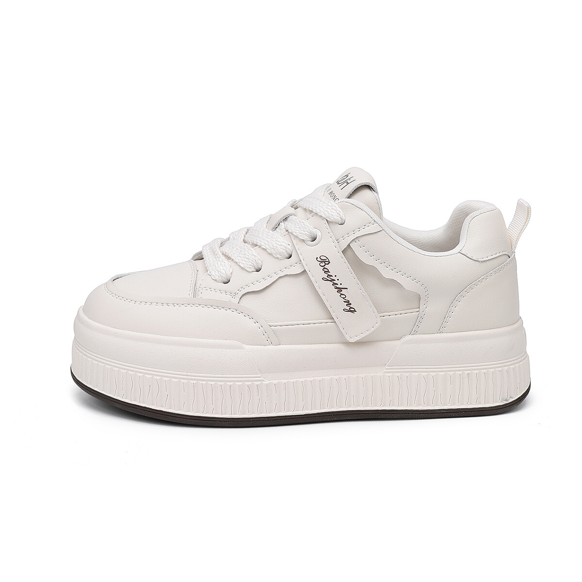 

Кроссовки BAIJIHONG Skateboarding Shoes Women's Low-top, цвет Off White
