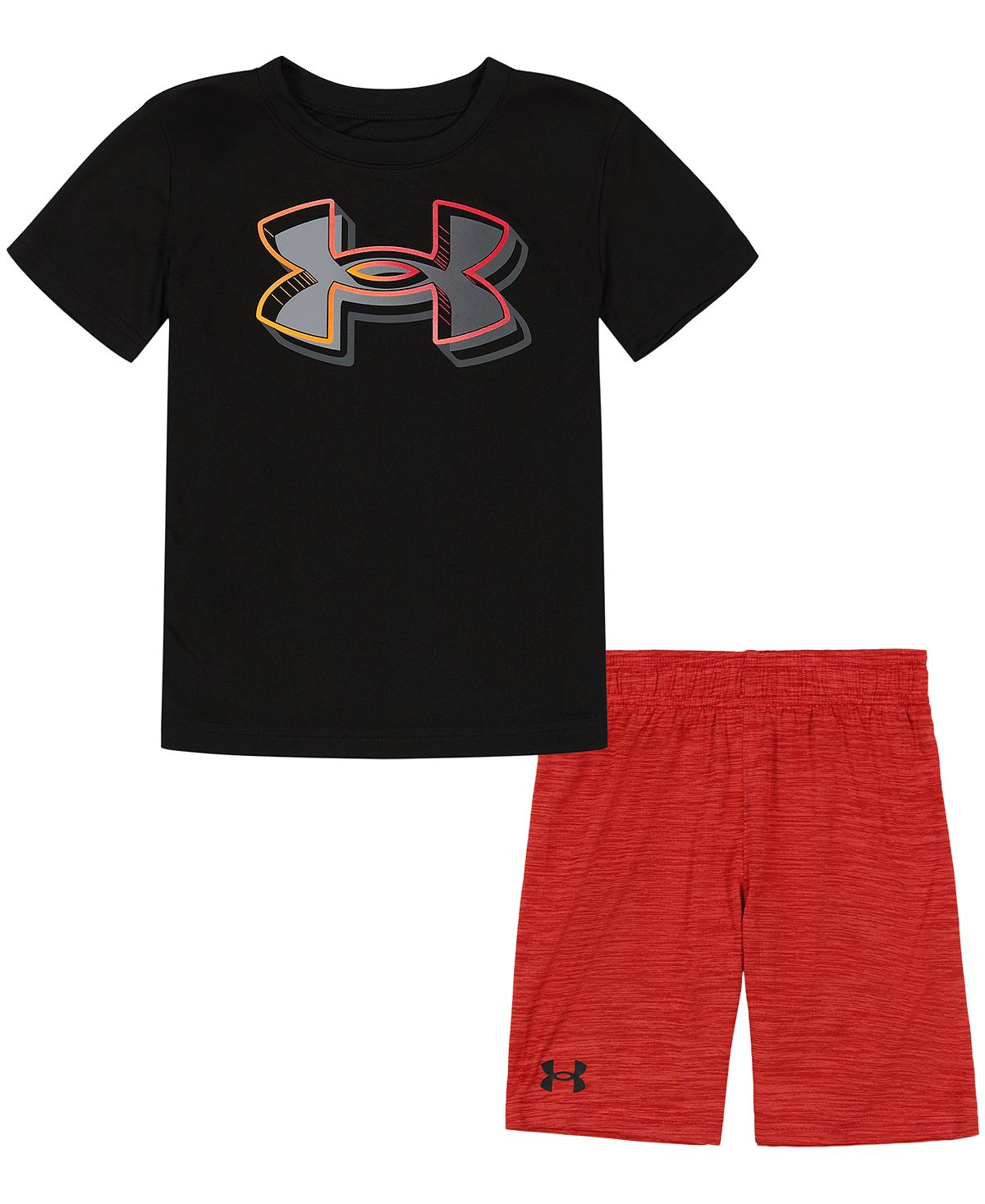 

Комплект из футболки и шорт с логотипом Little Boys Under Armour