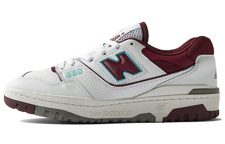 

Кроссовки New Balance 550, бордовый / голубой
