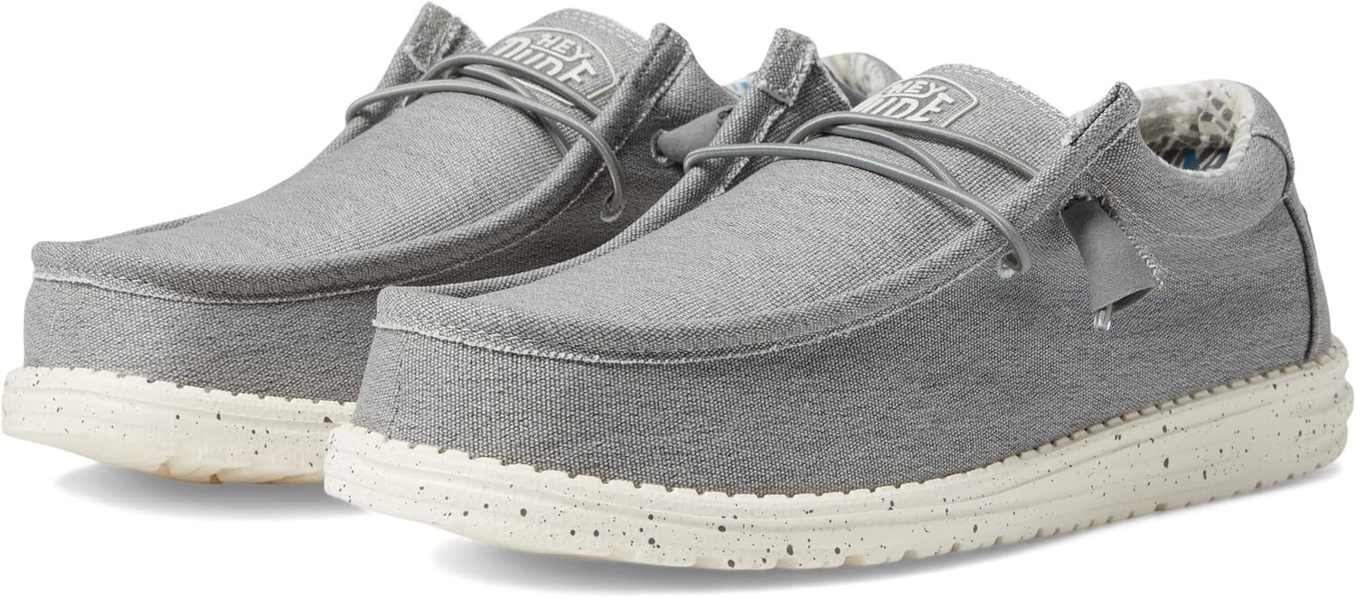

Лоферы Wally Stretch Canvas Slip-On Casual Shoes Hey Dude, цвет Iron