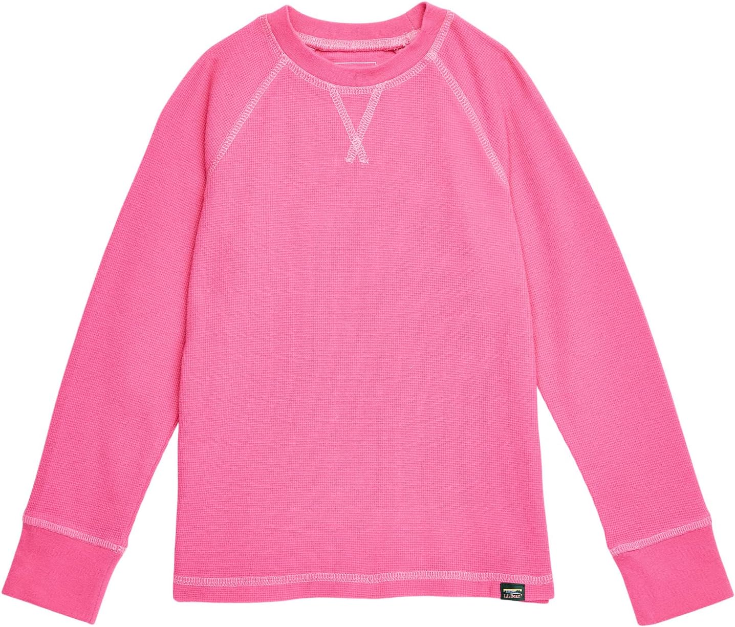 

Рубашка L.L.Bean Unshrinkable Mini Waffle Long Sleeve, цвет Pink Berry