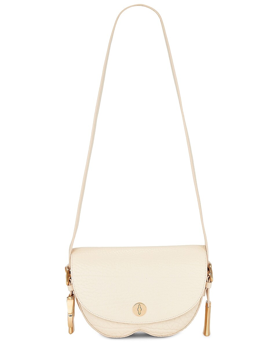 

Сумка кросс-боди Burberry Small Chess Satchel, цвет Pearl