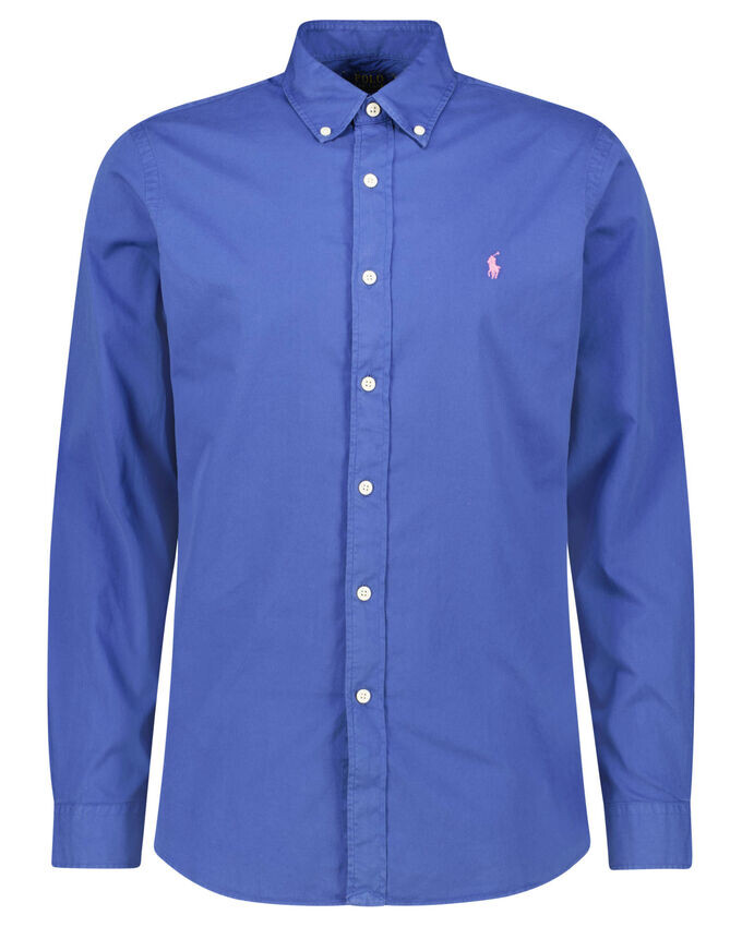 

Рубашка из хлопкового твила Polo Ralph Lauren, синий