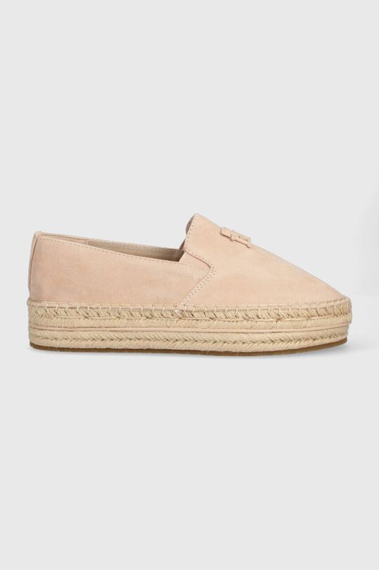 

TH SUEDE FLATFORM ESPADRILLE замшевые эспадрильи Tommy Hilfiger, бежевый