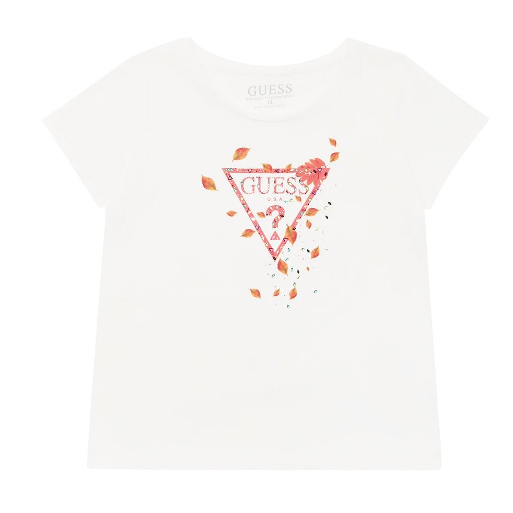 

Футболка с коротким рукавом Guess Triangle, белый