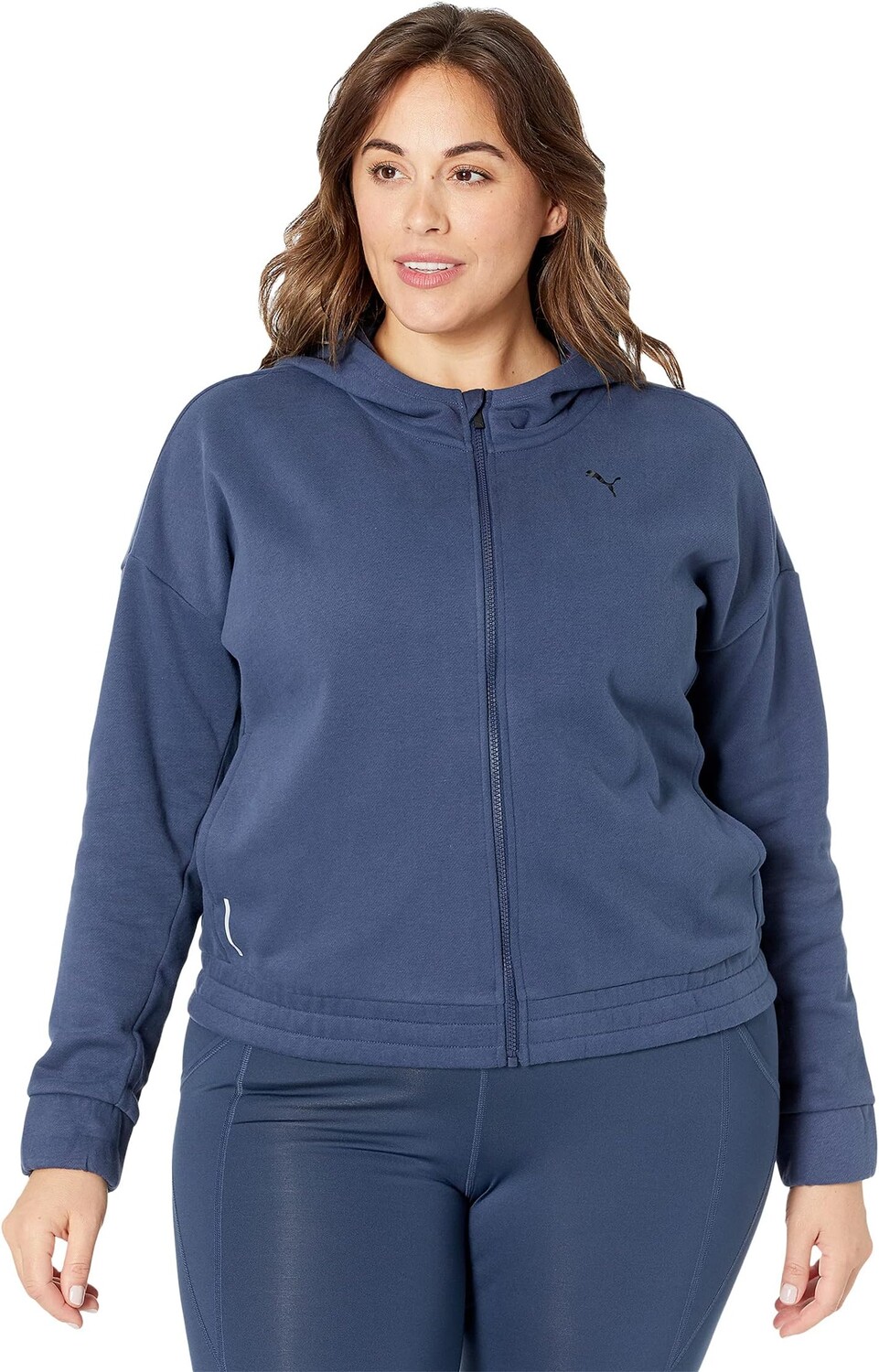 

Толстовка PUMA Plus Size Train Favorite Fleece Full Zip, цвет Spellbound