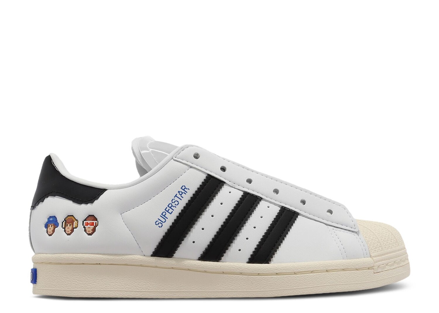 

Кроссовки adidas Monkey Kingdom X Superstar 'White Black', белый