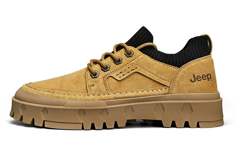 

Кроссовки Jeep Cargo Shoes Men Low-top Yellow, цвет Earth Yellow