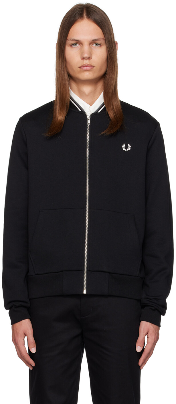 

Черный кардиган на молнии Fred Perry