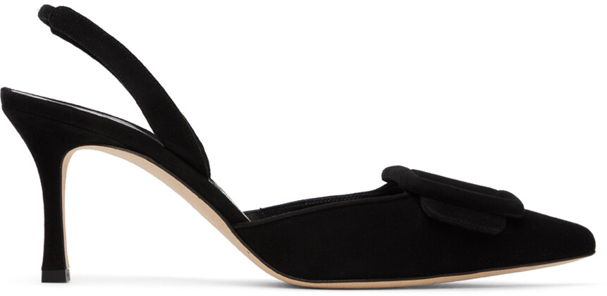 

Черные туфли на каблуках Maysli Manolo Blahnik, Черный