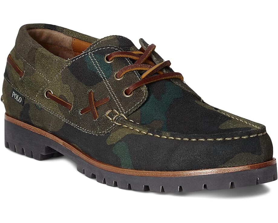 

Топсайдеры Polo Ralph Lauren Ranger Boat Shoe, цвет Camo Olive