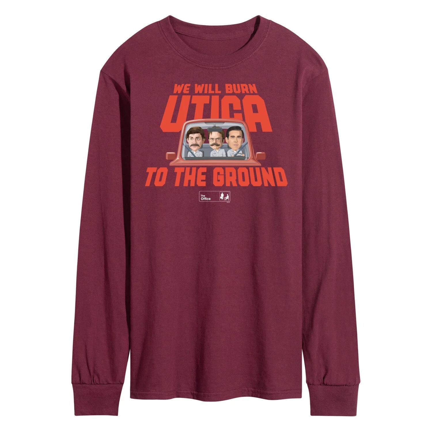 

Мужская футболка с длинным рукавом The Office Burn Utica Licensed Character