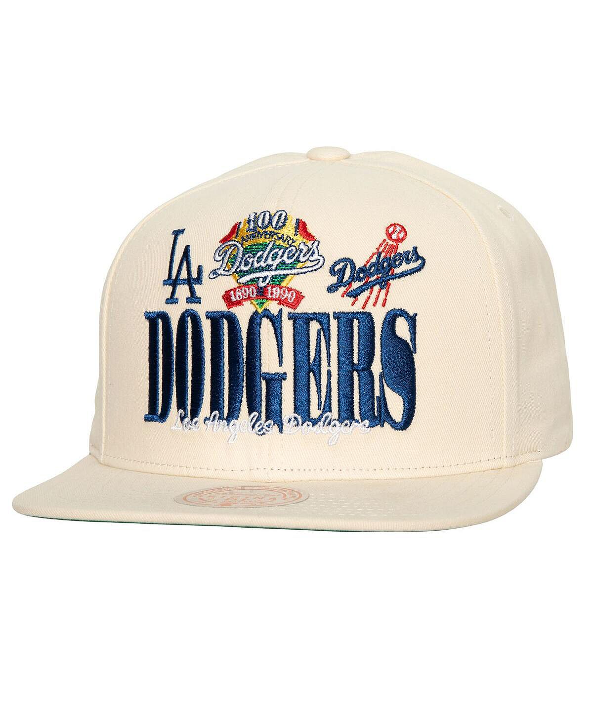 

Мужская кремовая кепка Los Angeles Dodgers Reframe Retro Snapback Mitchell & Ness