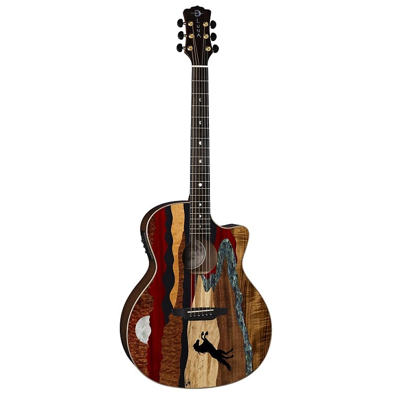 

Акустическая гитара Luna VISTA STALLION Tropical Wood Acoustic-Electric Guitar With Case