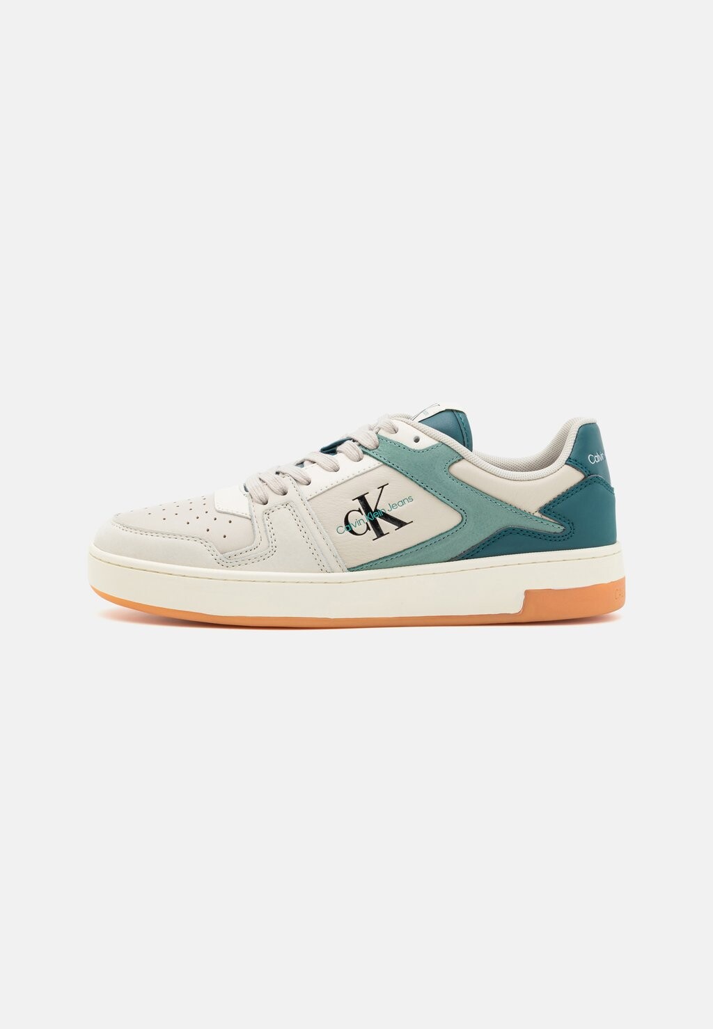 

Низкие кроссовки BASKET CUPSOLE Calvin Klein Jeans, яичная скорлупа/кремово-белый/бирюзовый/коричневый