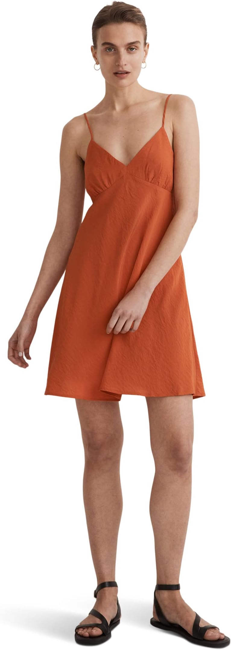 цена Мини-платье-комбинация Layton Madewell, цвет Copperwashed Orange