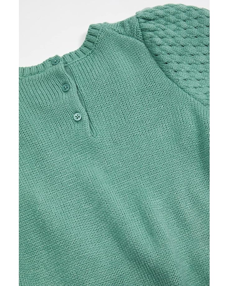 Свитер Janie and Jack Puff Sleeve Sweater, зеленый свитер janie and jack puff sleeve sweater зеленый