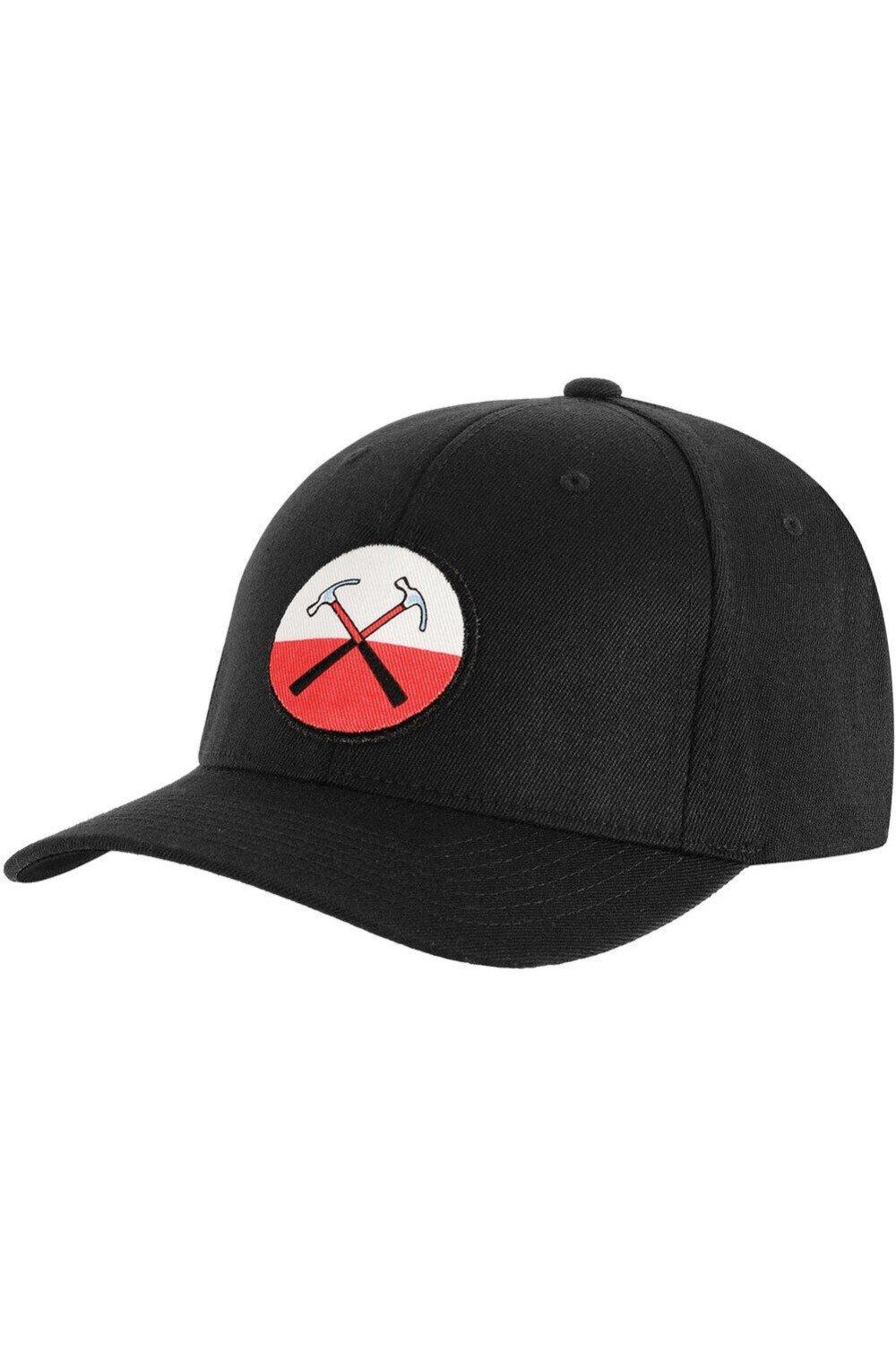 Бейсбольная кепка с логотипом The Wall Hammers Pink Floyd, черный