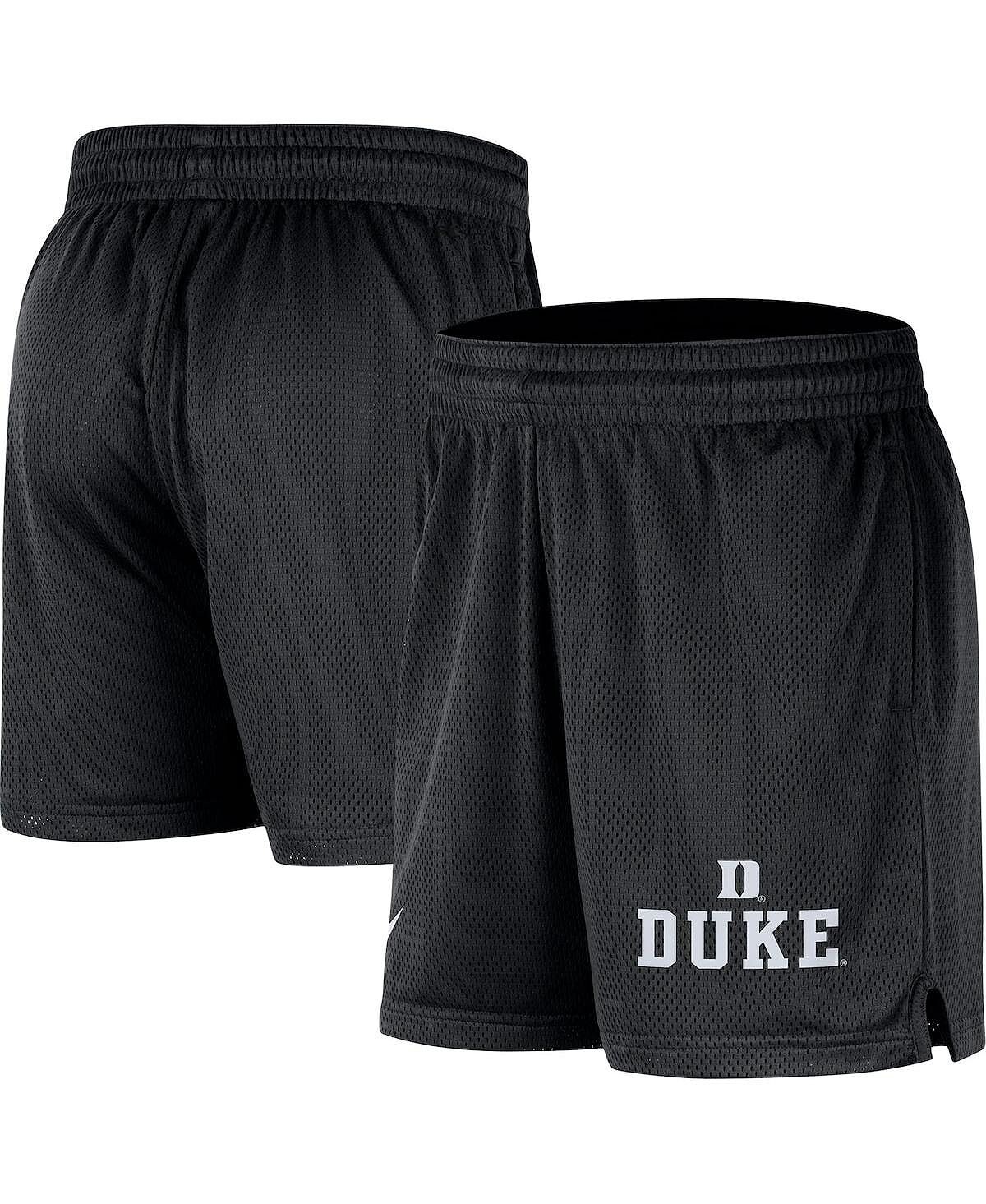 

Мужские черные спортивные шорты Duke Blue Devils в сетку Nike
