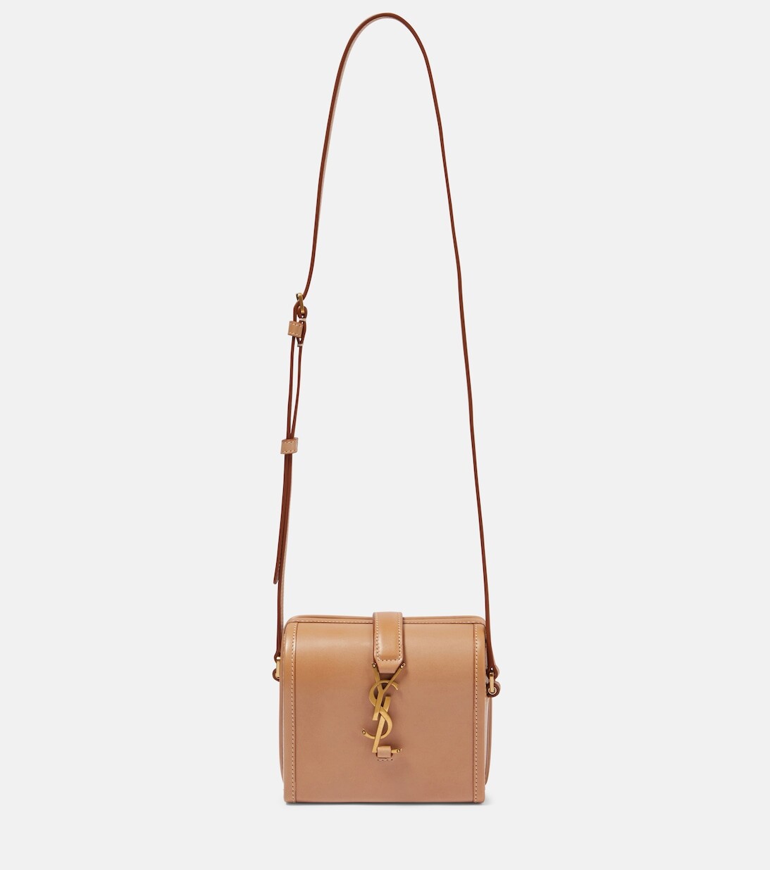 

Мини-сумка из кожи Saint Laurent, коричневый