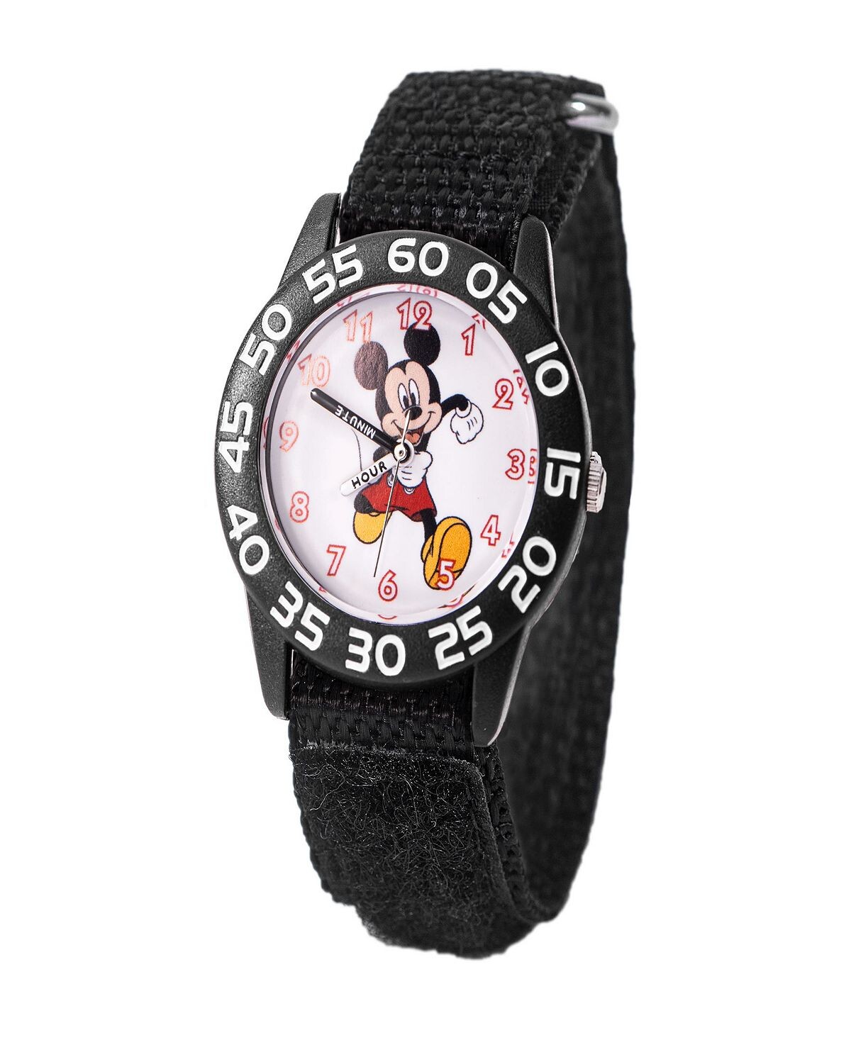 

Часы Disney с Микки Маусом для мальчиков, черный нейлоновый ремешок, 32 мм ewatchfactory, черный
