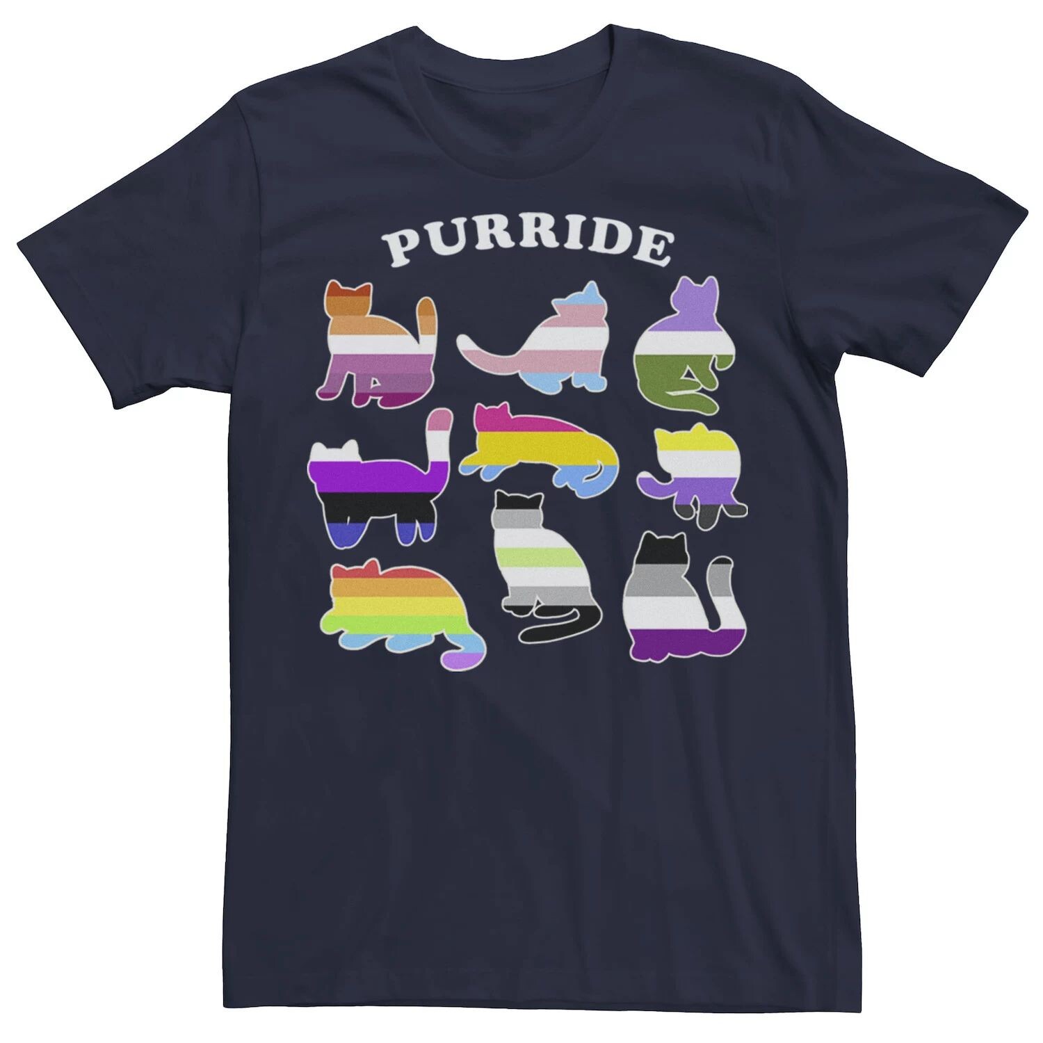 

Мужская футболка Purride Colorful Cats Licensed Character