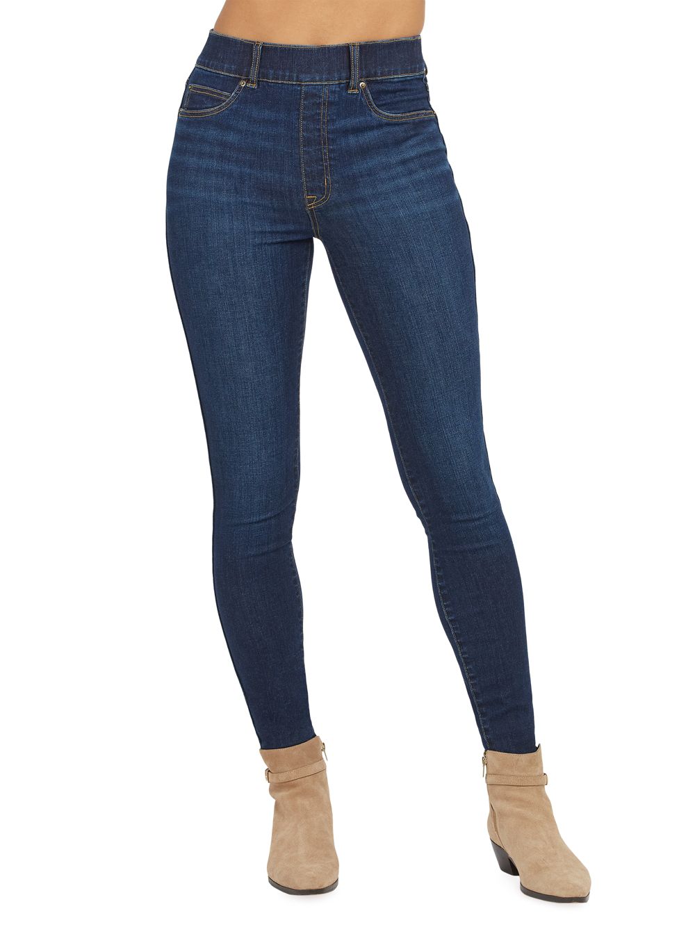 Укороченные джинсы скинни до щиколотки Spanx цена и фото