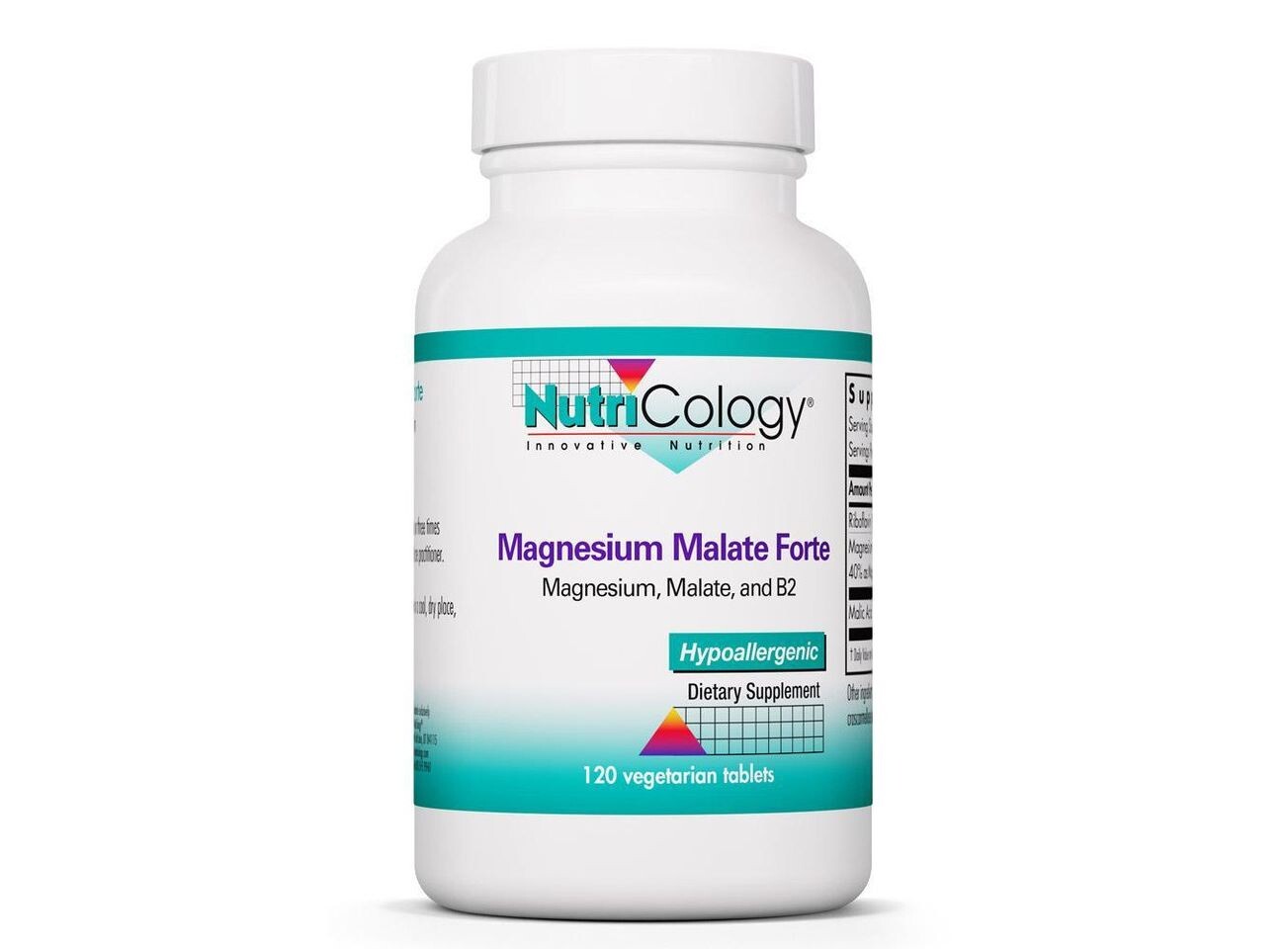 

Nutricology, Малат магния Форте, 120 вегетарианских таблеток