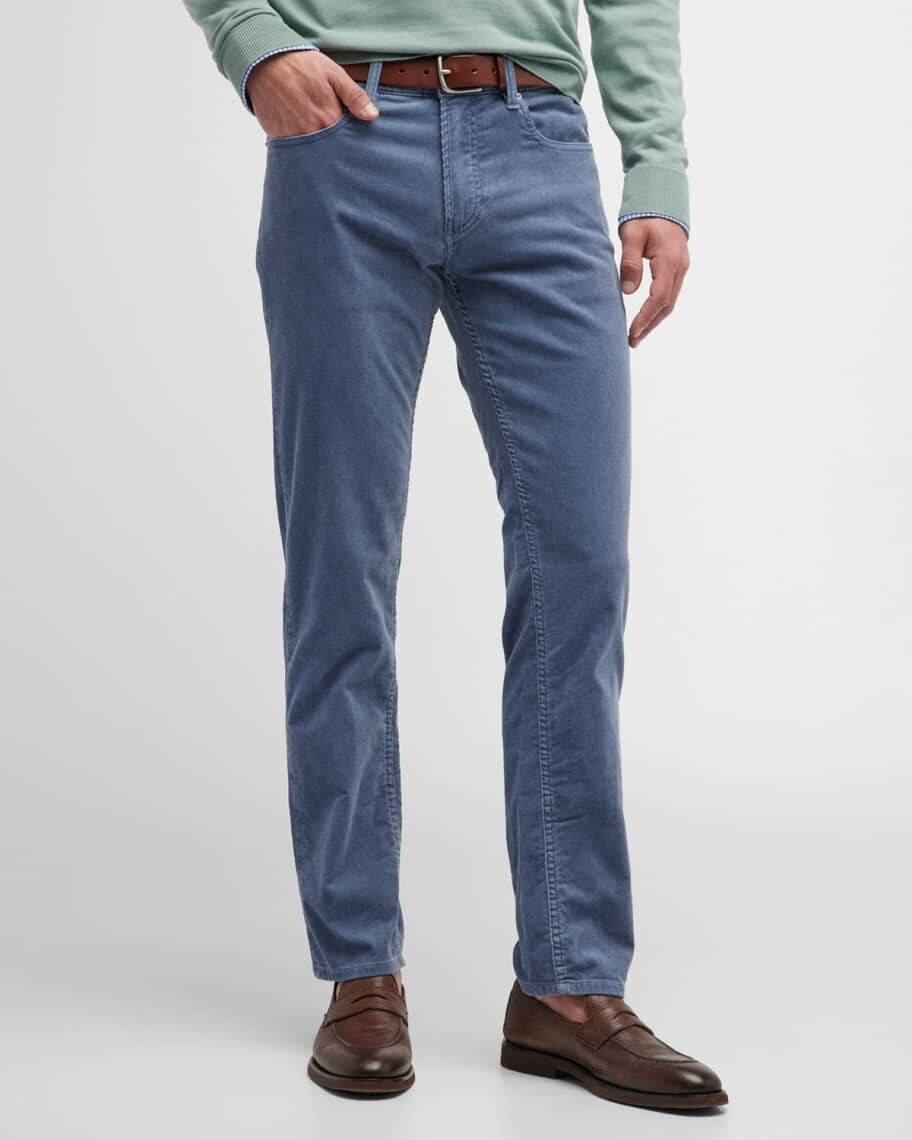 

Мужские узкие прямые вельветовые брюки с 5 карманами Ralph Lauren Purple Label
