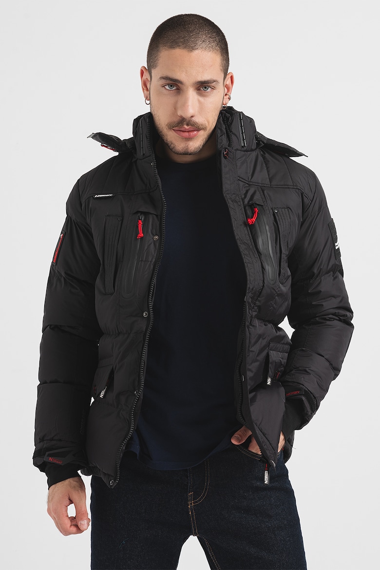 Зимняя куртка Basilboli с карманами Geographical Norway, черный
