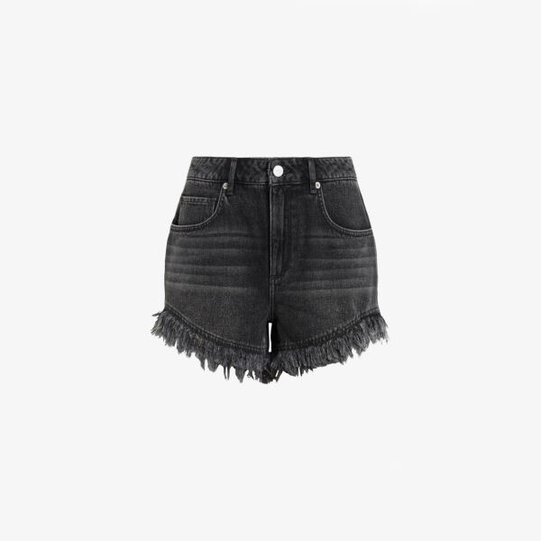 

Джинсовые шорты hailey с потертыми краями Allsaints, черный