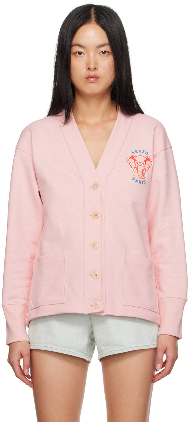 

Розовый кардиган Paris Elephant Faded Kenzo