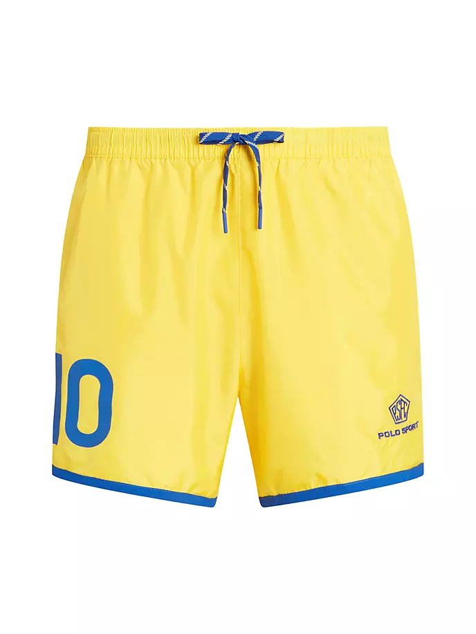 

Шорты на шнурке в стиле фристайл Polo Ralph Lauren, цвет canary yellow rugby