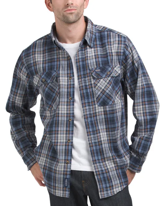 

Клетчатая фланелевая рубашка Smiths Workwear, синий