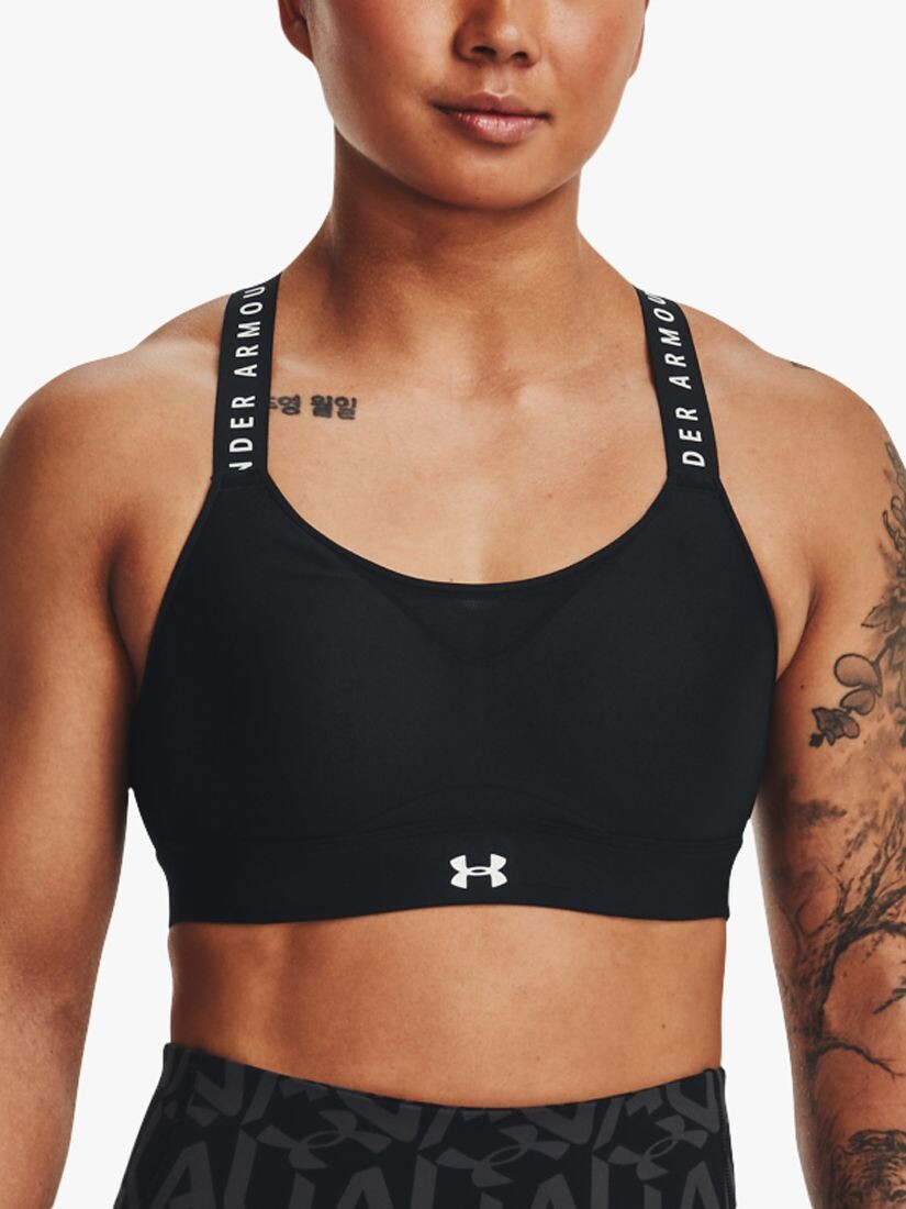 

Ударопрочный спортивный бюстгальтер Under Armour Infinity, черный