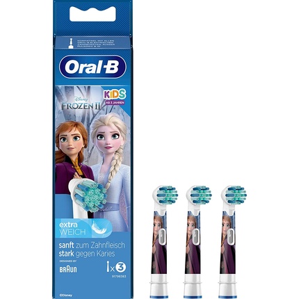 Сменные насадки Oral-B Stages Power Frozen II, 3 шт., Oral B oral b stages power насадки для электрощетки 2 шт