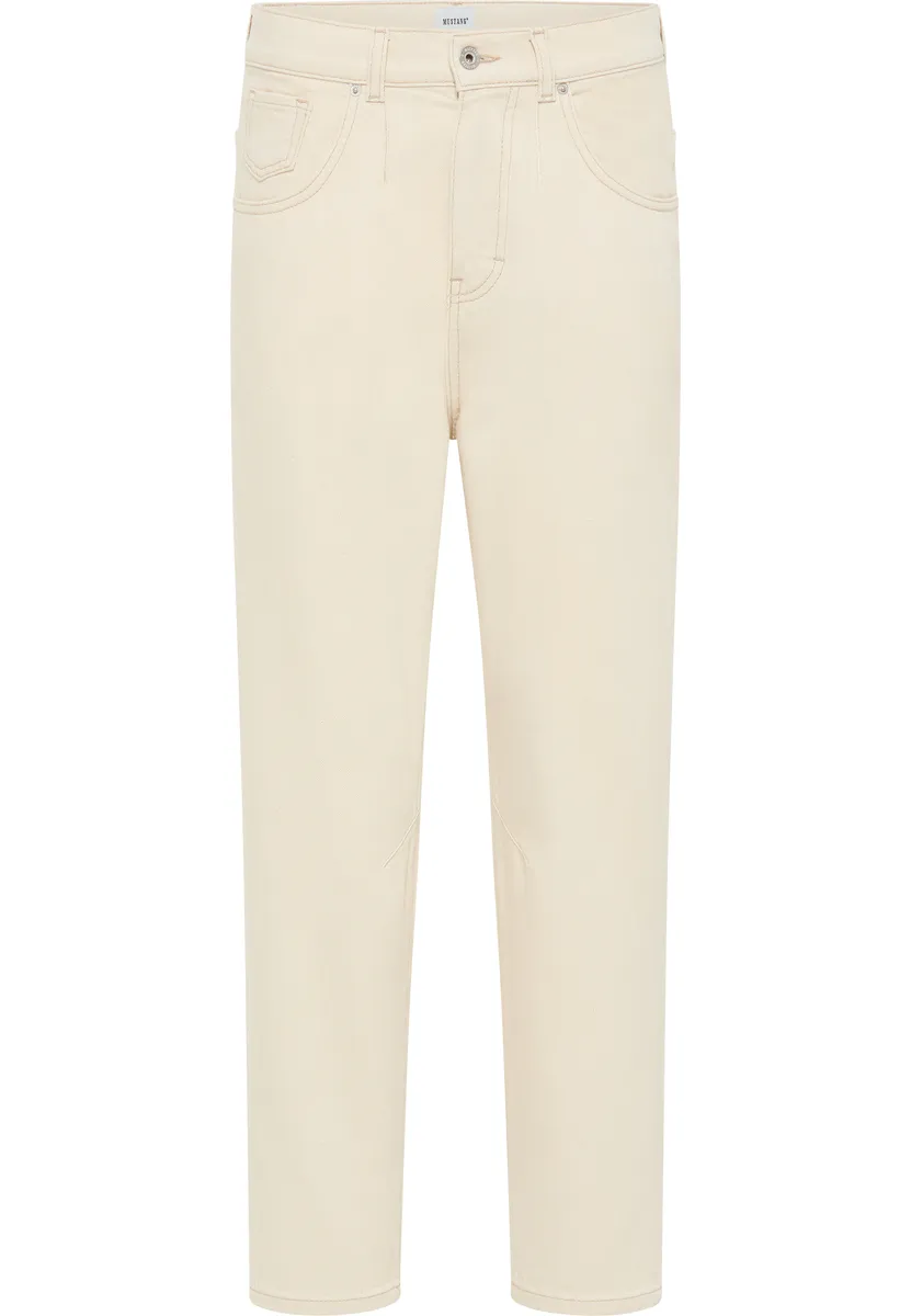 

Джинсы-бойфренды MUSTANG "Style Boyfriend Tapered", белый
