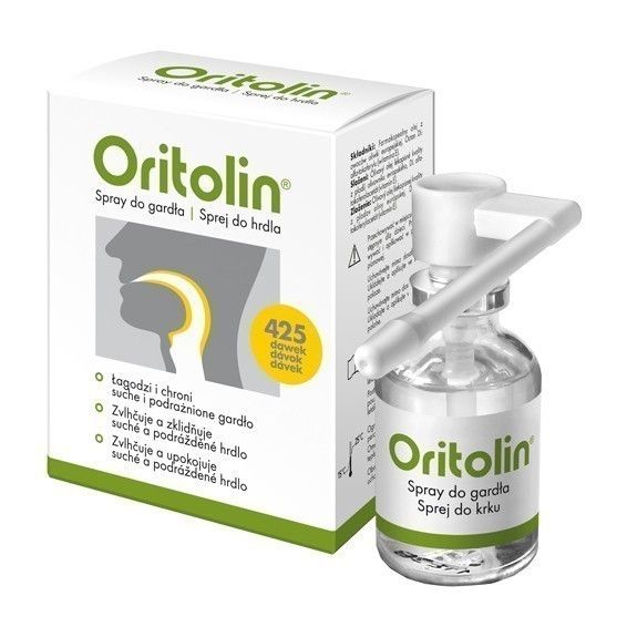 цена Oritolin Spray Do Gardła увлажняющий крем для горла, 30 ml