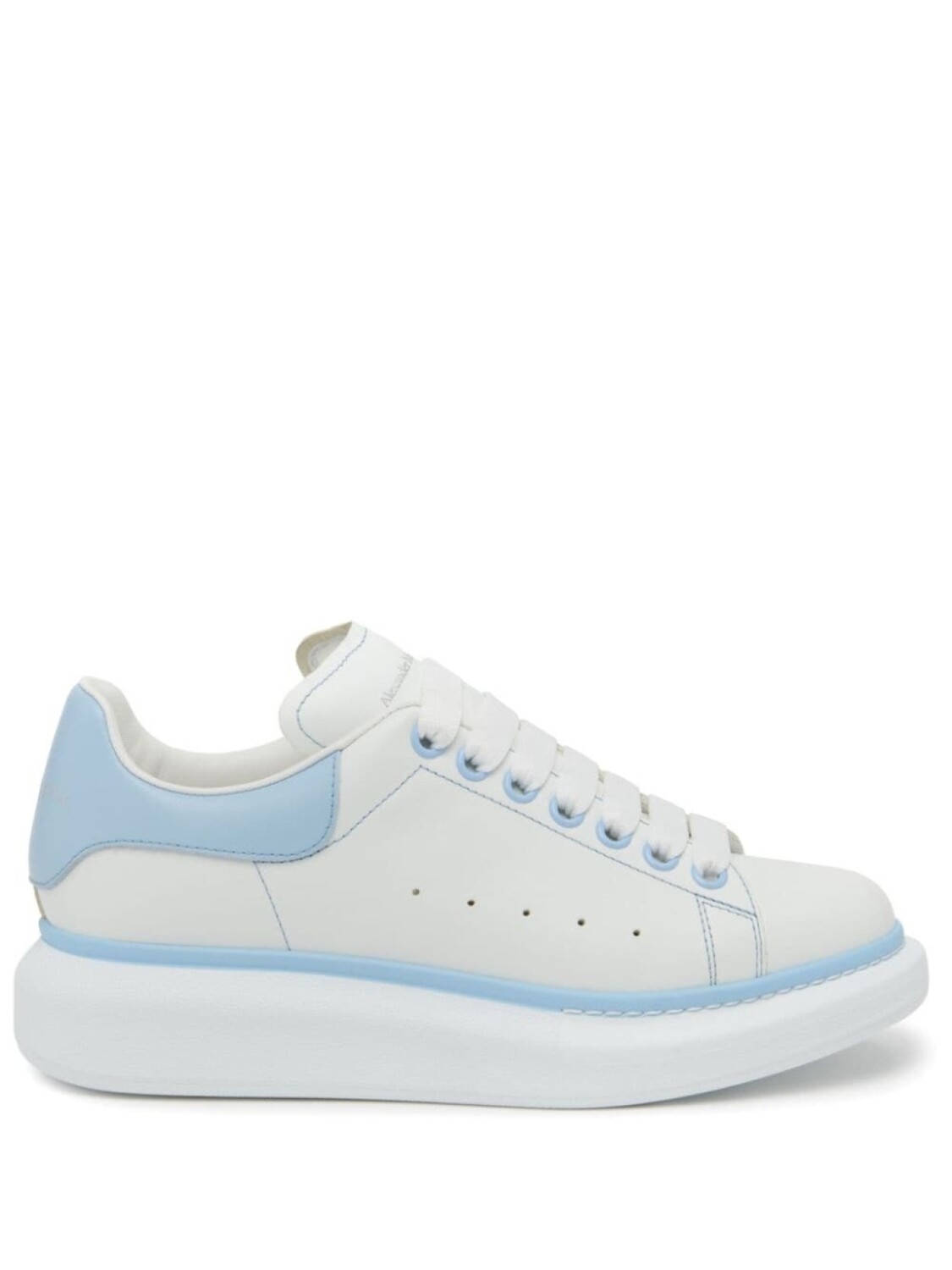 

Кроссовки Alexander McQueen Oversized 718139WIEEP, белый/голубой