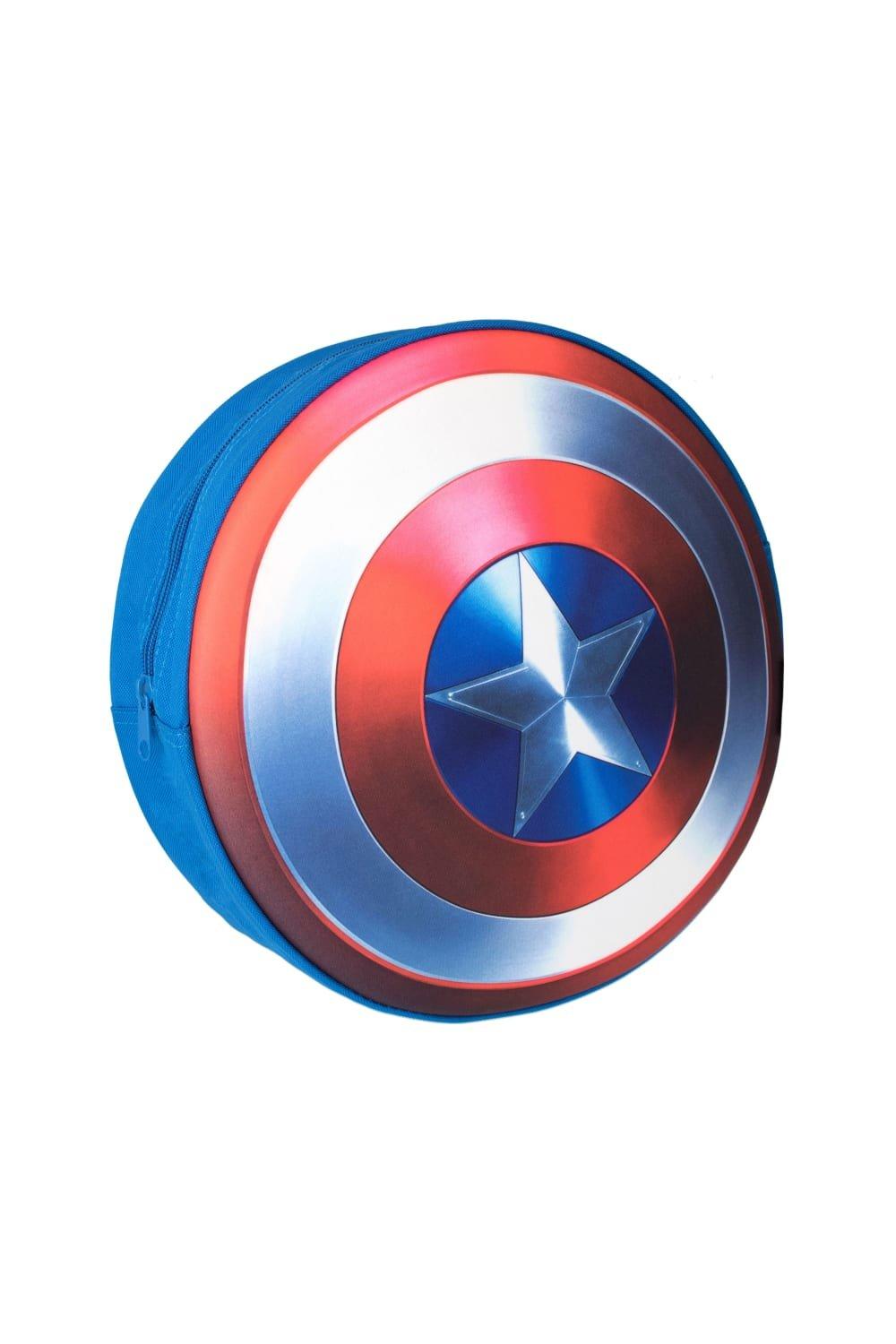 Детский рюкзак со щитом Капитана Америки Avengers, синий рюкзак капитана америки marvel синий