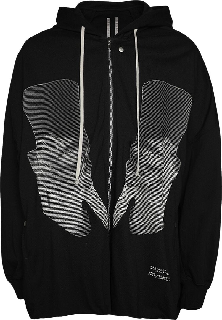 

Куртка Rick Owens Ron Jumbo Peter 'Black/Pearl', черный