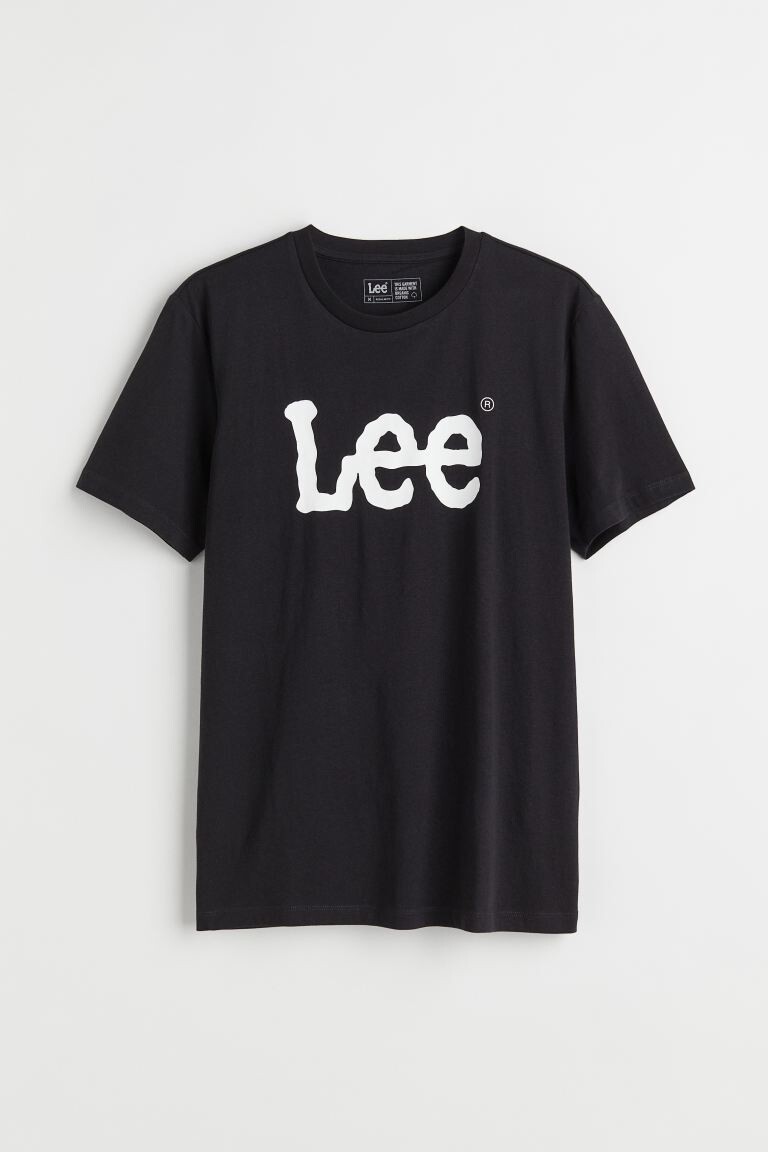 

Футболка с логотипом Lee, черный