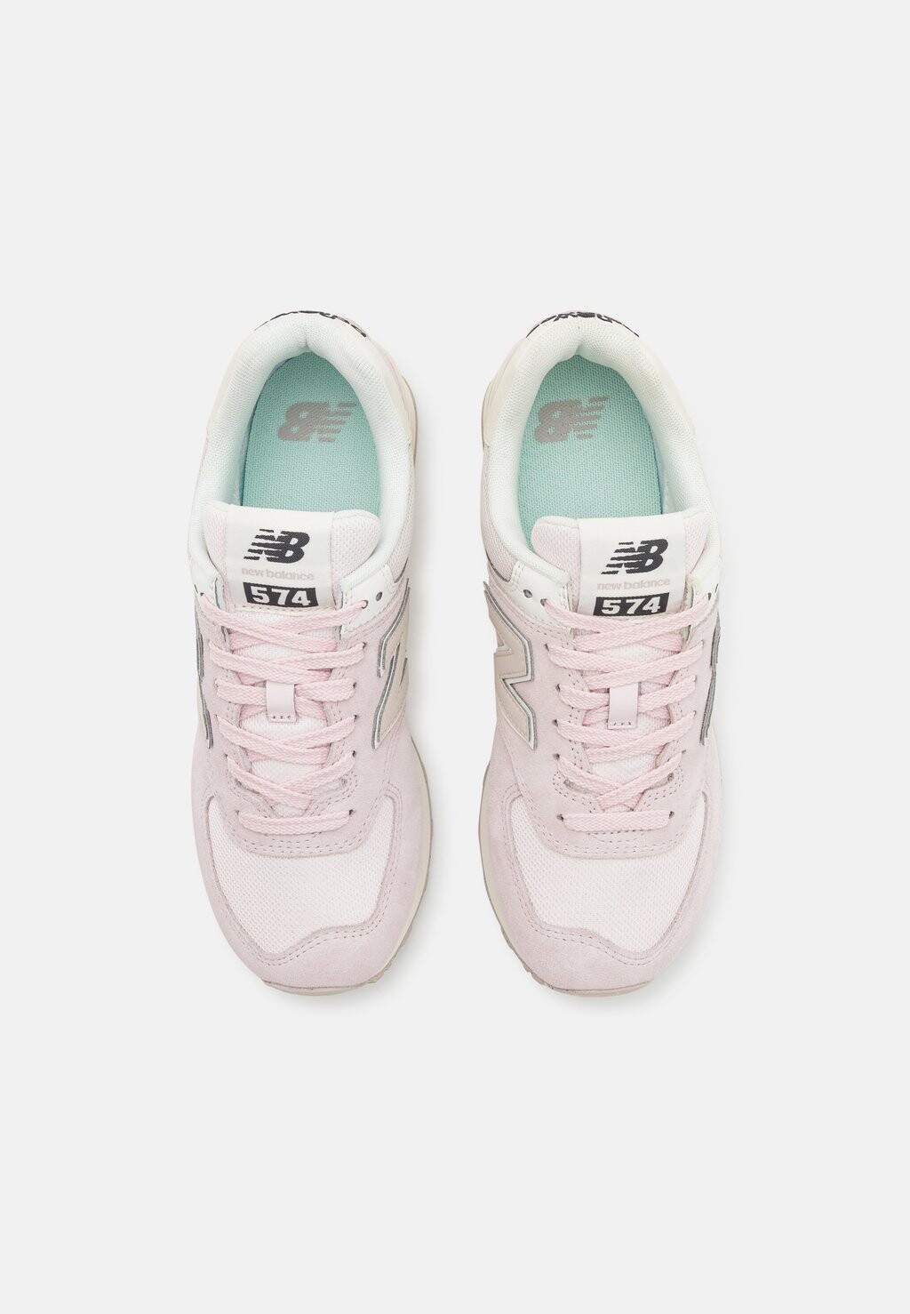 

Кроссовки на шнуровке WL574 New Balance, розовый