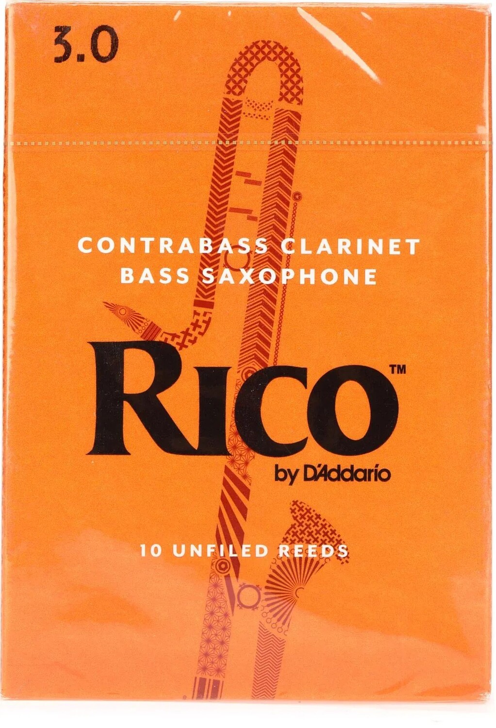 

D'Addario RFA1030 Rico Контрабасовая трость для кларнета — 3.0 (10 шт.)