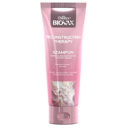 Lbiotica Biovax Glamour Шампунь восстанавливающая терапия для поврежденных и тусклых волос