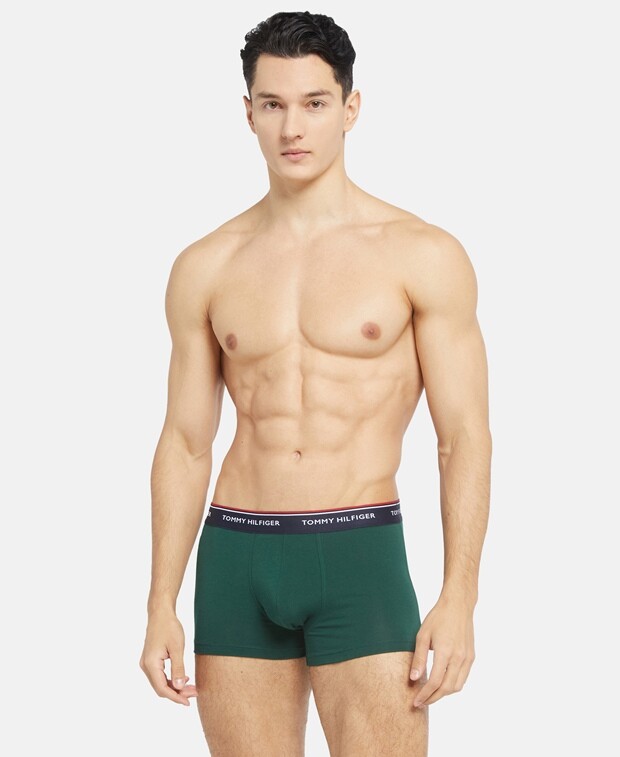 

Шорты-боксеры, комплект из 3 шт. Tommy Hilfiger, хаки